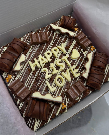 Personalised Brownie Slab